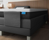 Boxspring Eton Electrique Cabernet Noir - 140x200 cm