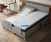 Boxspring Eton Electrique Merlot Gris - 140x200 cm