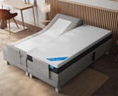 Boxspring Eton Electrique Merlot Gris - 140x200 cm