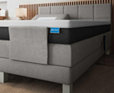 Boxspring Eton Electrique Merlot Gris - 140x200 cm