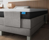 Boxspring Eton Electrique Merlot Gris - 140x200 cm