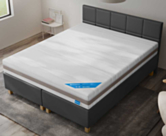 Boxspring Forbes Cabernet Noir - 200x200 cm