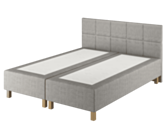 Boxspring Forbes Merlot Gris - 180x200 cm