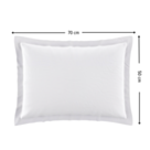 Taie d'oreiller Coton Blanc - 50x70 cm