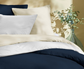 Housse de couette Satin Marine - 220x240 cm