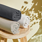 Drap-housse Percale Blanc Bonnet 35 - 140x190 cm