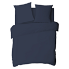 Drap-housse Satin Marine Bonnet 35 - 160x200 cm