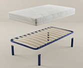 Ensemble Matelas Ligo / Sommier 20 lattes - 90x190 cm 