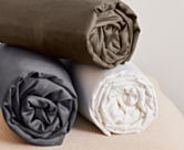Drap-housse Coton Taupe Bonnet 30 - 70x200 cm