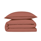 Housse de couette Coton Terracotta - 220x240 cm