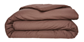 Housse de couette Coton Taupe - 240x260 cm