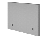 Tête de lit Kahaia Page Ashgrey 140 - H120 cm