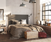 Tête de lit Kahaia Page Grey 120 - H100 cm