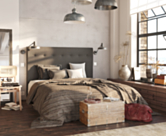 Tête de lit Kalmia Gris 180 - H100 cm