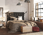 Tête de lit Kalmia S Noir 140 - H100 cm