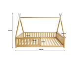 Lit tipi sacha 60x120 cm 
lit cabane 
Lit enfant 
Lit bébé 