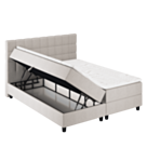 Lit Coffre Omega Beige - 160x200 cm