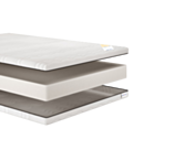 Ensemble Matelas Ligo / Sommier 20 lattes - 90x200 cm