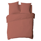 Taie d'oreiller Coton Terracotta - 63x63 cm
