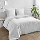 Drap-housse Satin Blanc Bonnet 35 - 140x190 cm