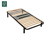 Ensemble matelas Flora / Sommier Optikit - 90x190 cm 