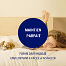 Protège Matelas Imperméable Coton - 90x200 cm