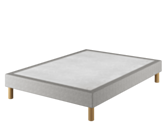 Sommier Tapissier Calla Deco Ashgrey - 140x200 cm