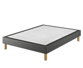 Sommier Cosmos Deco Noir - 180x200 cm