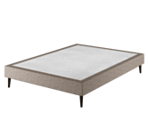 Sommier Cosmos Deco Taupe - 180x200 cm