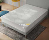 Sommier Tapissier Cirse Deco Ashgrey - 140x200 cm