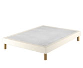 Sommier Tapissier Cirse Deco Boucle Blanc - 140x200 cm