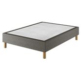 Sommier Tapissier Cronos Gris - 140x190 cm