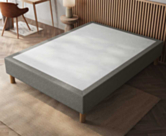 Sommier Tapissier Cronos Gris - 140x200 cm