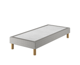 Sommier Tapissier Cosmos Deco Ashgrey - 120x190 cm