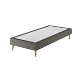 Sommier Tapissier Calla Deco Gris - 70x190 cm