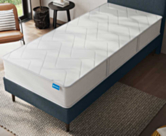 Sommier Tapissier Calla Deco Bleu - 90x200 cm