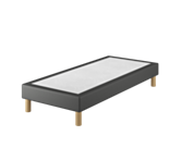 Sommier Cosmos Deco Noir - 80x200 cm