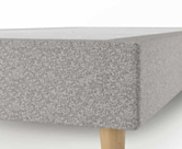 Sommier Tapissier Cirse Deco Ashgrey - 140x200 cm