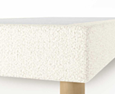 Sommier Tapissier Cirse Deco Boucle Blanc - 70x190 cm