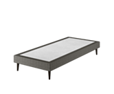Sommier Tapissier Cirse Deco Gris - 70x190 cm