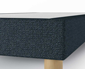 Sommier Tapissier Cirse Deco Bleu - 90x190 cm