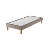 Sommier Tapissier Cirse Deco Taupe - 70x200 cm