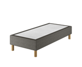 Sommier Tapissier Cronos Gris - 90x200 cm