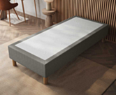 Sommier Tapissier Cronos Gris - 90x190 cm