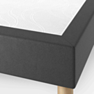 Sommier Tapissier Calla Deco Noir - 140x190 cm