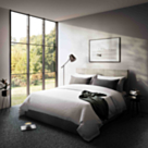 Tête de lit Comfy Merlot Gris 200 - H105 cm
