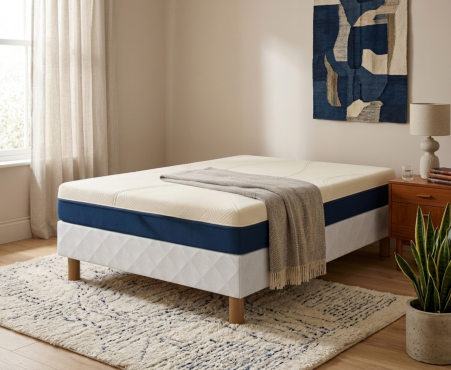 Ensemble matelas Aurore / sommier Cirse - 90x200 cm