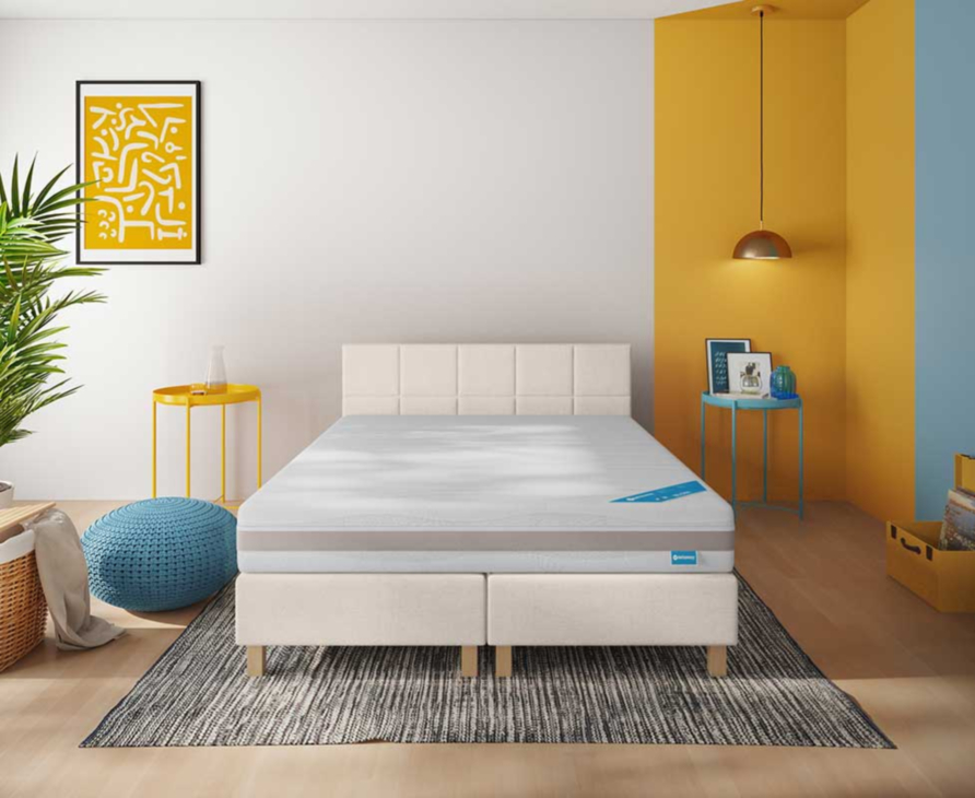 Boxspring Coventry Merlot Ecru - 140x200 cm