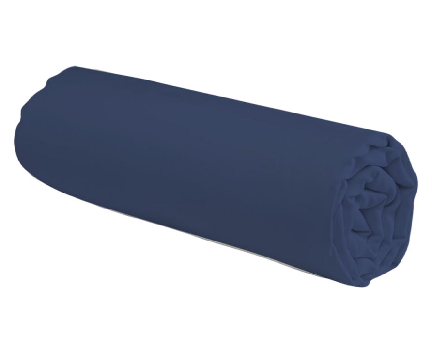 Drap-housse Coton Bleu Bonnet 30 - 200x200 cm