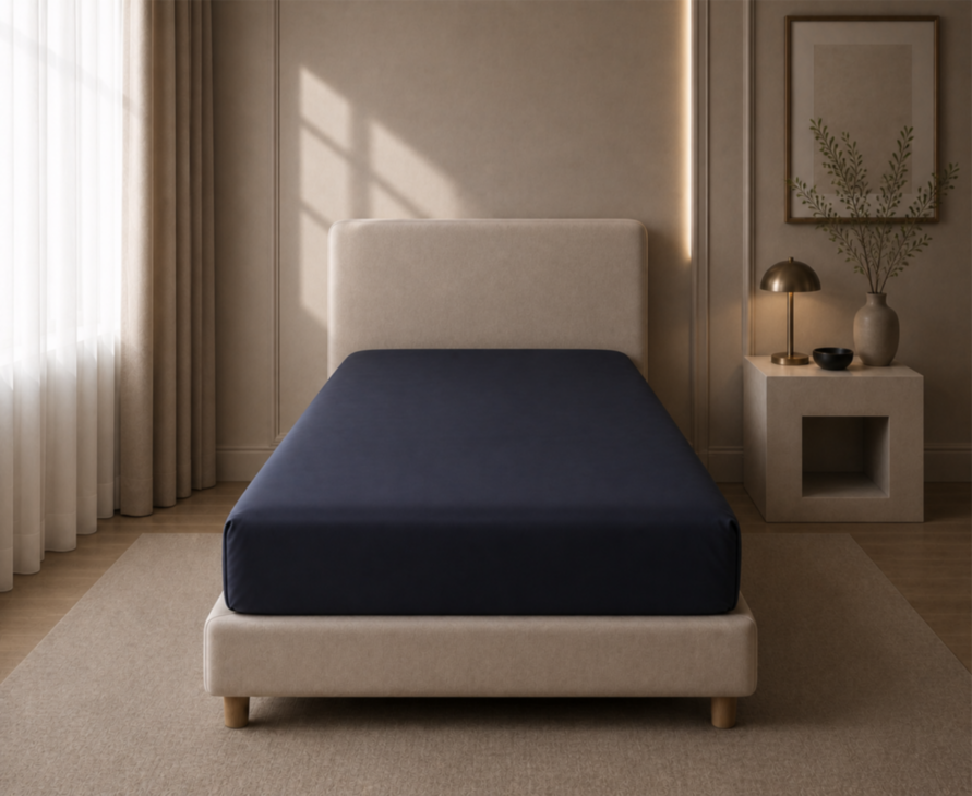 Drap-housse Satin Midnight Bonnet 35 - 90X190